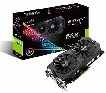  ASUS Geforce GTX 1050Ti 4GB ROG Strix OC Edition