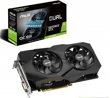  Asus GeForce GTX 1660 Super Dual EVO