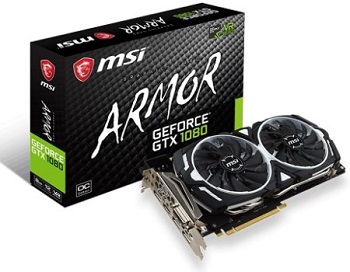 MSI Armor GeForce GTX 1080