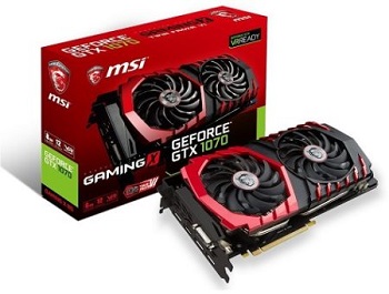  MSI Gaming X GeForce GTX 1070