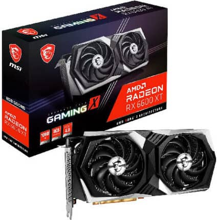 MSI Radeon RX 6600 XT Gaming X